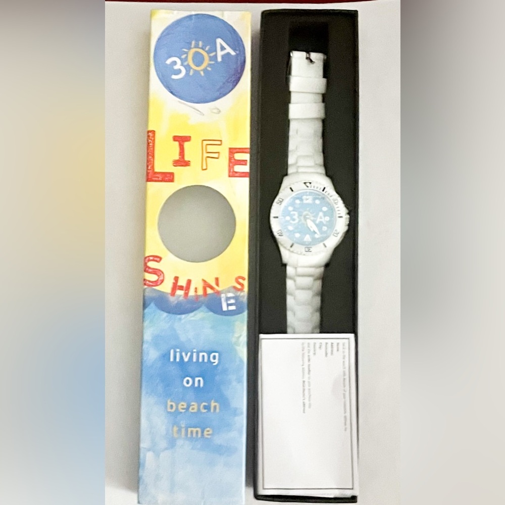 Lolli Clock 30A, Life Shines,Living On Beach Time Watch